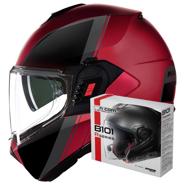 Casque Modulable Nolan N120-1 Verniciatura Speciale 344 + Kit Bluetooth B101R Casque Modulable Nolan N120-1 Verniciatura Speciale 344 + Kit Bluetooth B101R