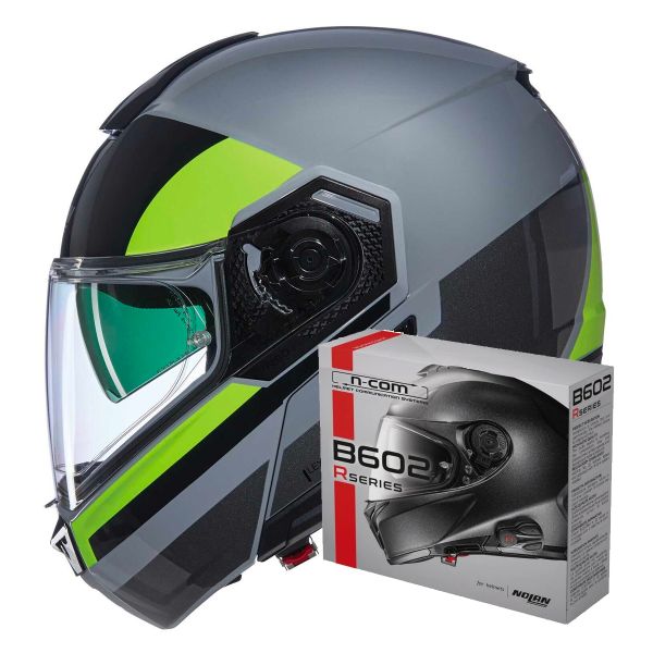 Casque Modulable Nolan N90-3 06 Roboto 346 + Kit Bluetooth B602R