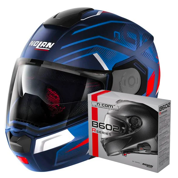 Casque Modulable Nolan N90 3 Comeback N-Com 46 + Kit Bluetooth B602R