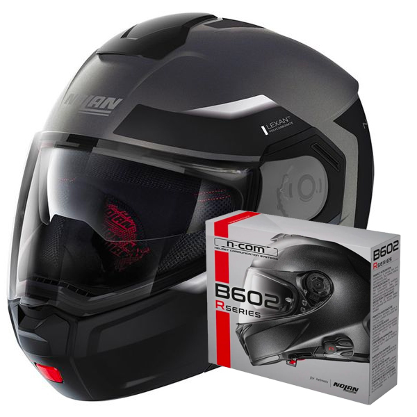 Casque Modulable Nolan N90 3 Reflector N-Com 34 + Kit Bluetooth B602R