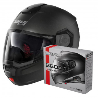 Casque Modulable Nolan N90 3 Special N-Com Black Graphite 9 + Kit Bluetooth B602R