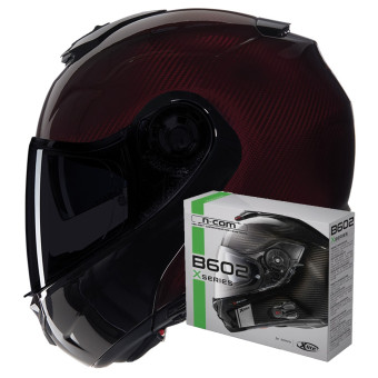 Casque Modulable Nolan X-1005 Ultra Carbon Liquido 326 + Kit Bluetooth B602X