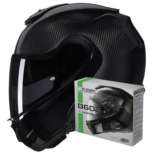 Casque Modulable Nolan X-1005 Ultra Carbon Puro 324 + Kit Bluetooth B602X Casque Modulable Nolan X-1005 Ultra Carbon Puro 324 + Kit Bluetooth B602X