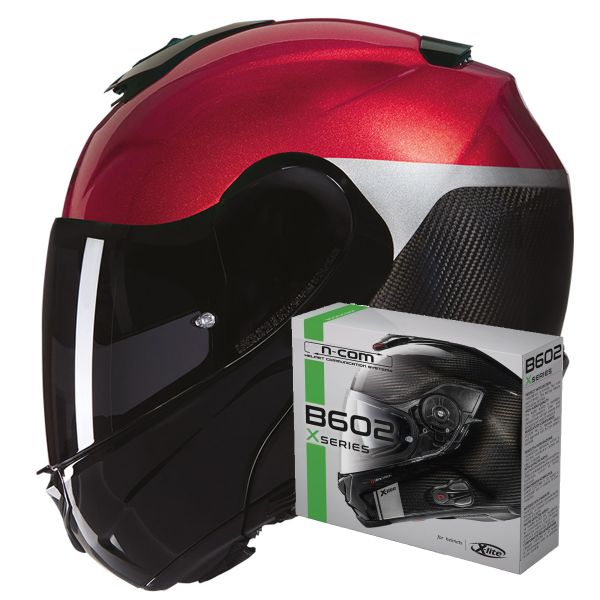 Casque Modulable Nolan X-1005 Ultra Carbon Verniciatura Speciale 341 + Kit Bluetooth B602X