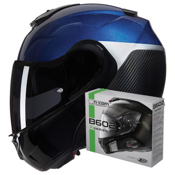 Casque Modulable Nolan X-1005 Ultra Carbon Verniciatura Speciale 344 + Kit Bluetooth B602X