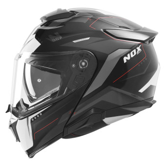 Casque Modulable NOX N967 Conquer Black White Red