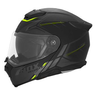 NOX N967 Synchro Matt Black Neon Yellow