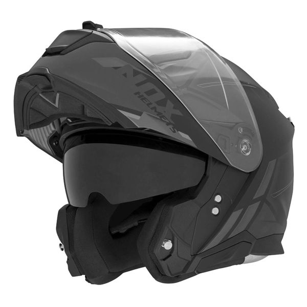 Casque Modulable NOX N967 Synchro Matt Black Titanium