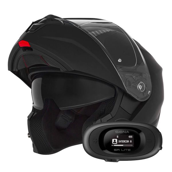 Casque Modulable NOX N968 Matt Black + Kit bluetooth 5R Lite