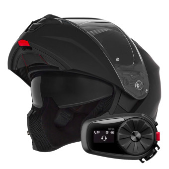 Casque Modulable NOX N968 Matt Black + Kit Bluetooth 5S Solo
