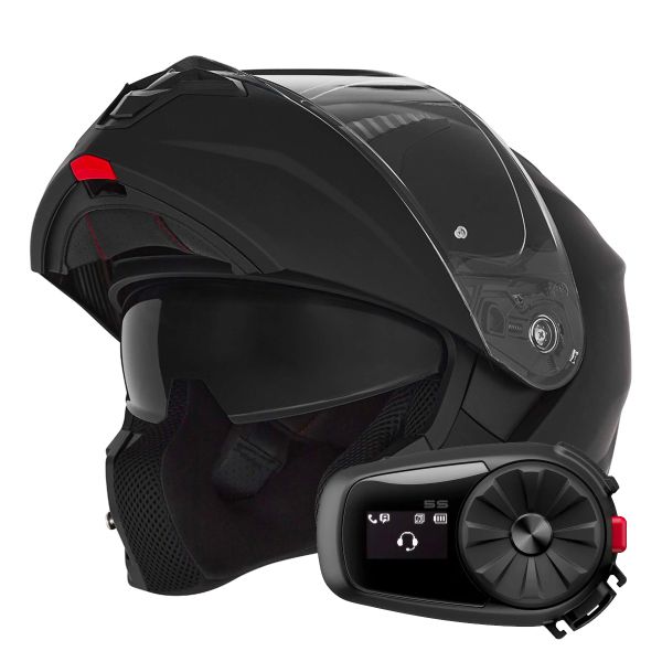 Casque Modulable NOX N968 Matt Black + Kit Bluetooth 5S Solo Casque Modulable NOX N968 Matt Black + Kit Bluetooth 5S Solo