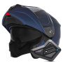 Casque Modulable NOX N968 Matt Blue + Kit Bluetooth BT Mini