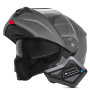 Casque Modulable NOX N968 Matt Titanium + Kit Bluetooth BT Mini