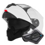 Casque Modulable NOX N968 Pearl White + Kit Bluetooth BT Mini