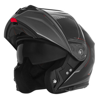 NOX N968 Tomak Matt Black Red