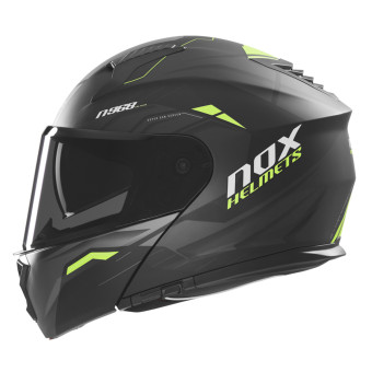 Casque Modulable NOX N968 Ultra Matt Black Yellow