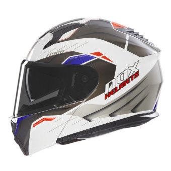 Casque Modulable NOX N968 Ultra White Blue Red
