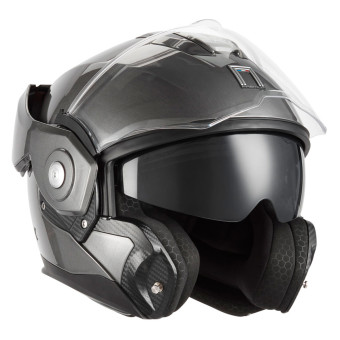 Casque Modulable NOX Spinner Mat Titanium Brush