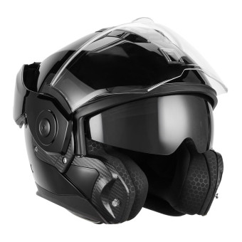 Casque Modulable NOX Spinner Shiny Black