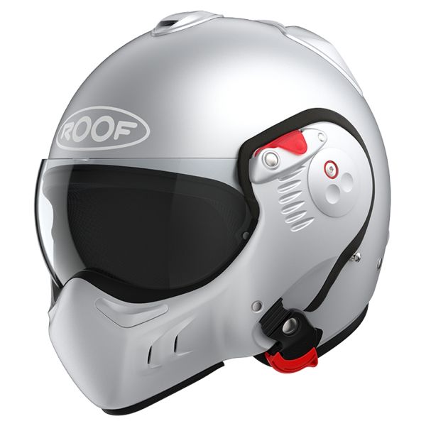 Casque Modulable Roof Boxer Alpha Mat Silver White