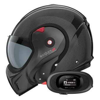 Casque Modulable Roof Boxxer 2 Carbon Wonder Black + Kit bluetooth 5R Lite