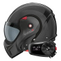 Casque Modulable Roof Boxxer 2 Carbon Wonder Black + Kit Bluetooth 5S Solo