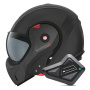 Casque Modulable Roof Boxxer 2 Carbon Wonder Mat Black + Kit Bluetooth BT Mini