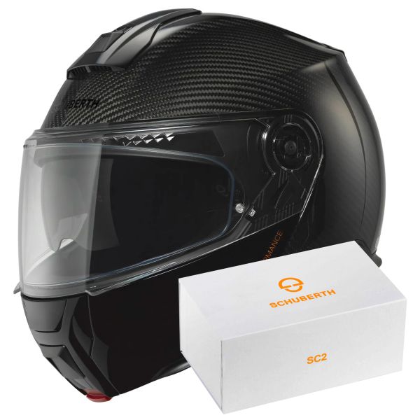 Pack Casque + Kit bluetooth et Schuberth C5 Carbon + Kit