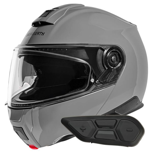 Casque Modulable Schuberth C5 Concrete Grey + Kit Bluetooth SC2 C5 - E2 Casque Modulable Schuberth C5 Concrete Grey + Kit Bluetooth SC2 C5 - E2
