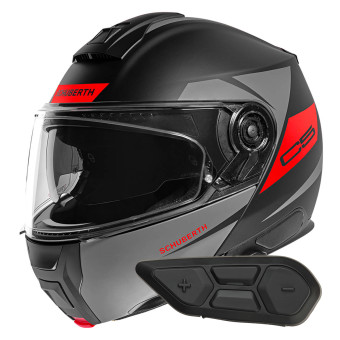 Casque Modulable Schuberth C5 Eclipse Anthracite + Kit Bluetooth SC2 C5 - E2
