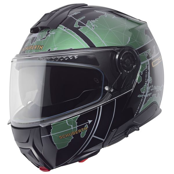 Casque Modulable Schuberth C5 Globe Green Casque Modulable Schuberth C5 Globe Green