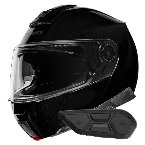 Casque Modulable Schuberth C5 Glossy Black + Kit Bluetooth SC2 C5 - E2