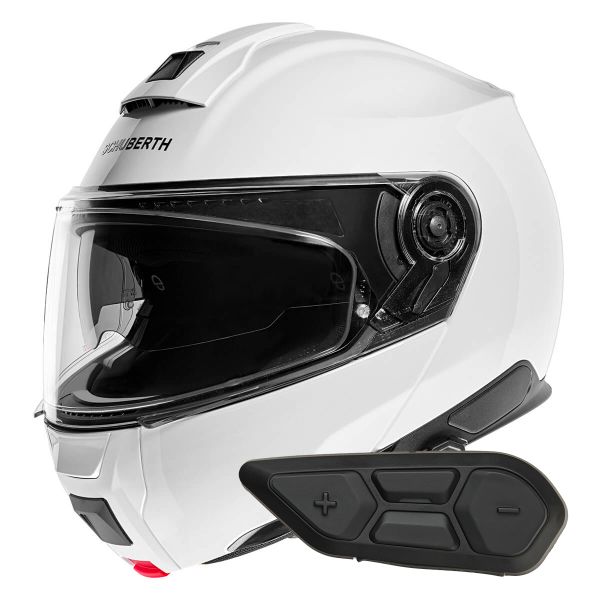 Casque Modulable Schuberth C5 Glossy White + Kit Bluetooth SC2 C5 - E2 Casque Modulable Schuberth C5 Glossy White + Kit Bluetooth SC2 C5 - E2