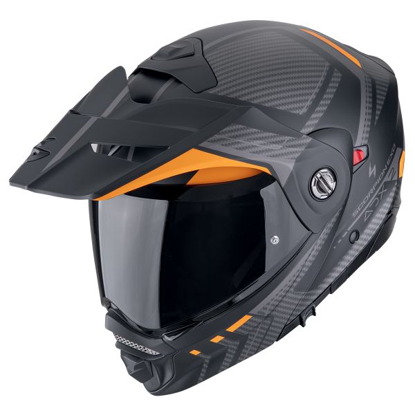 Casque Modulable Scorpion ADX-2 Lewis Matt Black Orange