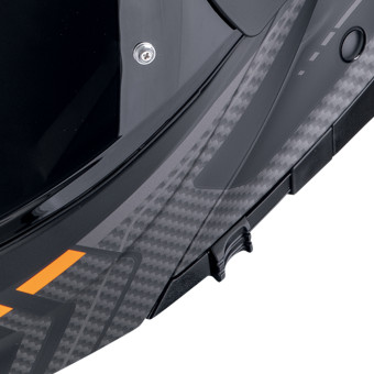 Scorpion ADX-2 Lewis Matt Black Orange + Kit Bluetooth 5S Solo