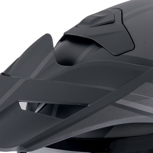 Scorpion ADX-2 Lewis Matt Black Silver + Kit Bluetooth 5S Solo