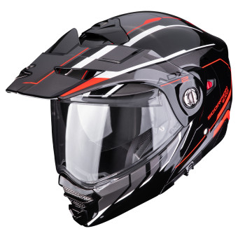 Casque Modulable Scorpion ADX-2 Walt Black Silver Red