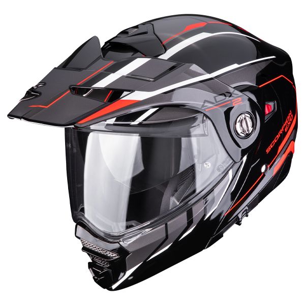 Casque Modulable Scorpion ADX-2 Walt Black Silver Red