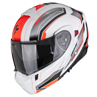 Casque Modulable Scorpion Exo 930 Evo Space White Silver Red