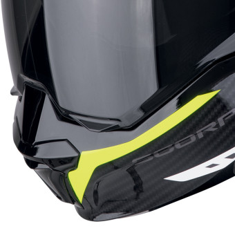 Scorpion Exo Tech Evo Carbon Cosy Black Yellow + Kit bluetooth Exo-Com Link-1C