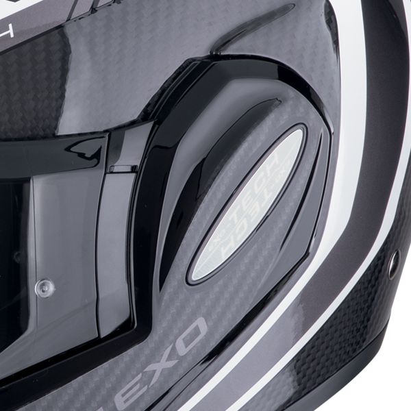Scorpion Exo Tech Evo Carbon Cosy Black Yellow Fluo