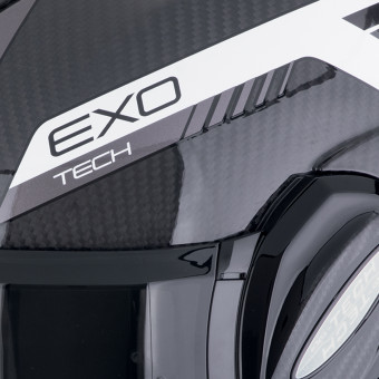 Scorpion Exo Tech Evo Carbon Cosy Black Yellow + Kit bluetooth Exo-Com Link-1C