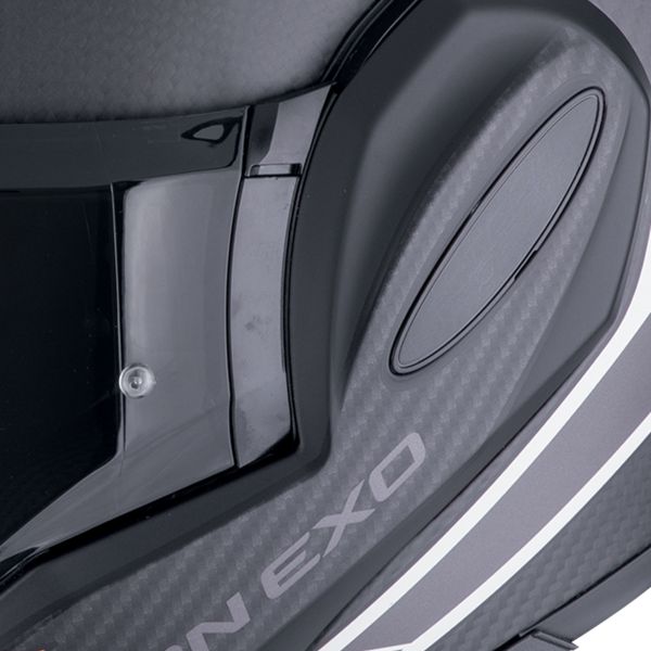 Scorpion Exo Tech Evo Carbon Cosy Matt Black Orange + Kit Bluetooth BT Mini