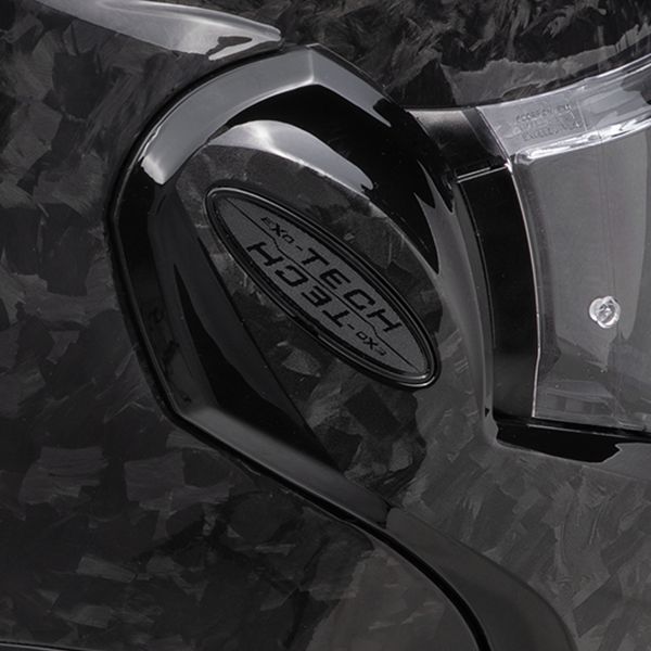 Scorpion Exo Tech Evo Carbon Onyx Black + Kit Bluetooth Lokui K30