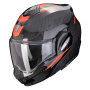 Casque Modulable Scorpion Exo Tech Evo Carbon Rover Black Red