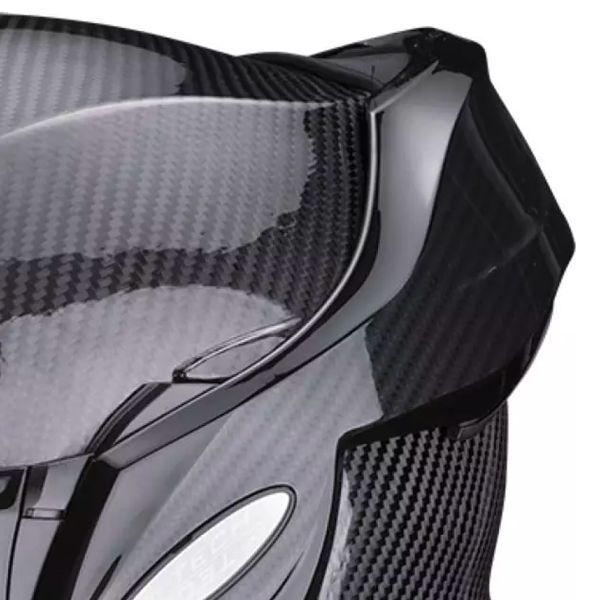 Scorpion Exo Tech Evo Carbon Solid Black + Kit Bluetooth 5S