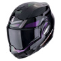 Casque Modulable Scorpion Exo Tech Evo Conquer Black Chameleon