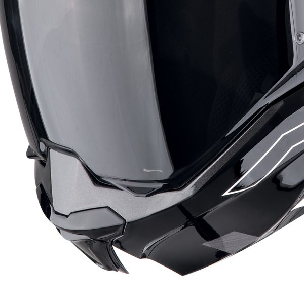 Scorpion Exo Tech Evo Conquer Black White + Kit bluetooth 5R Lite Solo