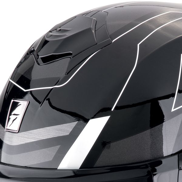 Scorpion Exo Tech Evo Conquer Black White + Kit bluetooth 5R Lite Solo