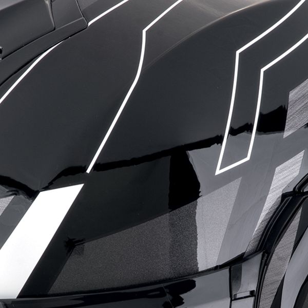 Scorpion Exo Tech Evo Conquer Black White + Kit bluetooth 5R Lite Solo